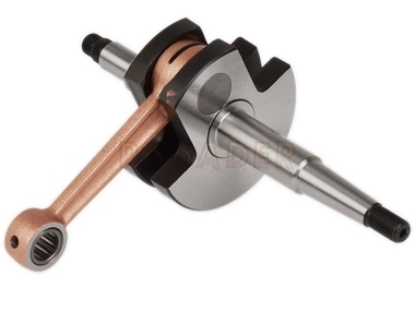 Wał korbowy ROMET 2 biegowy - 50T, Ogar 205, Pony, Kadet (z łożyskiem igiełkowym 12x16x12,5mm) DUELLS