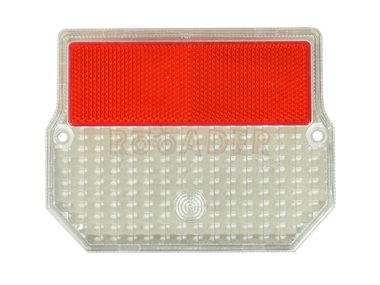 Klosz lampy tylnej SIMSON SR50 (prostokątny) crystal
