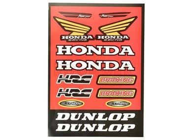 Naklejki tuningowe do motocykli HONDA - arkusz 3015 (33,5cm x 23,5cm)