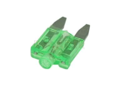 Bezpiecznik płytkowy MINI (11mm) z diodą led 30A
