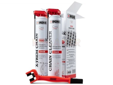 Zestaw do konserwacji łańcuchów IPONE ROAD CHAIN CARE (2 x 750ml + szczotka)