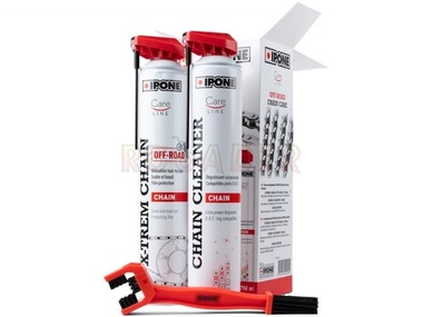 Zestaw do konserwacji łańcuchów IPONE OFF-ROAD CHAIN CARE (2 x 750ml + szczotka)