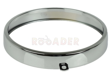 Ramka lampy przedniej WSK 125/175 chrom (wysoka)