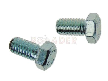Śruba zębatki przedniej 147/152FMB - ATV 70/110/125 (gwint M5 / długość 12mm/15mm / na klucz 9mm) - komplet, 2 sztuki 