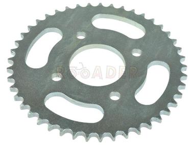 Zębatka tylna JUNAK M12, M12 Vintage 125 - typ 428, ø58mm, 45 zębów (srebrna, cynkowana)