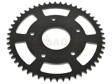 Zębatka tylna RIEJU RRX, SMX, Tango 50; MALAGUTI XSM 50; MOTORHISPANIA RYZ 50; PEUGEOT XPS, XR7 50cm3 - typ 420, ø62mm, 52 zęby (czarna, malowana proszkowo)