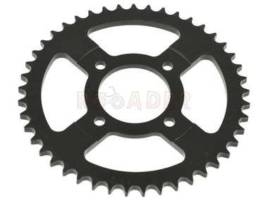 Zębatka tylna JUNAK RX ONE 125 - typ 428, ø58mm, 45 zębów (czarna, malowana proszkowo)
