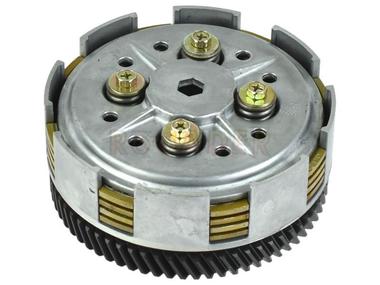 Sprzęgło kompletne do  silnika YAMAHA YBR, XT, TT-R 125cc 4T A/C; BETA RR; DERBI Senda; RIEJU MRT, RS2, SMX, Tango; SHERCO Citycorp; MOTORHISPANIA Duna, MH7 125cc