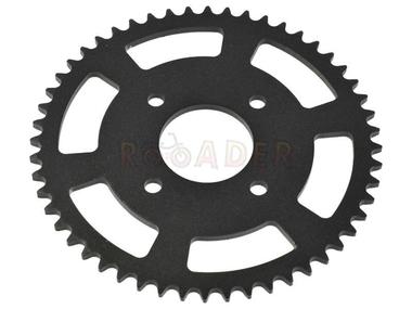 Zębatka tylna JUNAK Furious 50 2T - typ 420, ø58mm, 52 zęby (czarna, malowana proszkowo) - tuning