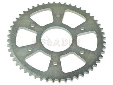 Zębatka tylna Cross, MIKILON DEFENDER, DIABOLINI CRX 150/200/250 - typ 428, ø68mm, 52 zęby (srebrna, cynkowana)