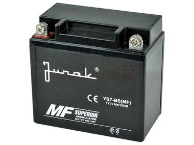 Akumulator YB7-BS (SMF) - 12V 7Ah - JUNAK 901, 902, 904, 905, 122, 121, 126, 128; ZIPP VZ-50; BARTON Sprint, Volcano FR50