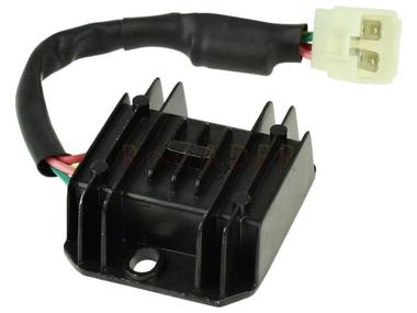 Regulator napięcia JUNAK M12, M12 Vintage (Euro 3, do 2016r), 131 - 1 kostka, 4 piny, opornik