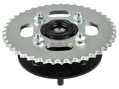 Zębatka tylna JUNAK M12, M12 Vintage 125 z piastą w kolorze czarnym - typ 428, ø58mm, 43 zęby 