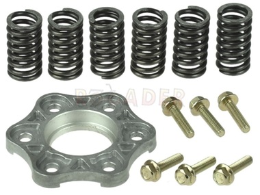 Sprężyna docisku sprzęgła do silnika 169FMM, CB250 - 250cm3 - do motocykli Romet, Barton, Junak, Zipp (komplet, 6 sztuk + docisk i śruby)