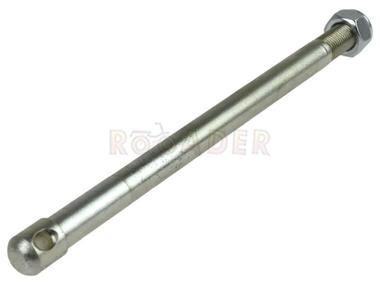 Oś koła tył WSK 125/175 z otworem (średnica Ø15mm, gwint M14, długość 240/220mm)