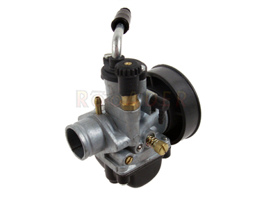 Gaźnik APRILIA, DERBI, GILERA, MALAGUTI, MBK, MOTORHISPANIA, PEUGEOT, RIEJU, SHERCO - motorowery z silnikami AM6 i D50B - gardziel 21,0mm, ssanie ręczne (PHBG 21) + zestaw dysz