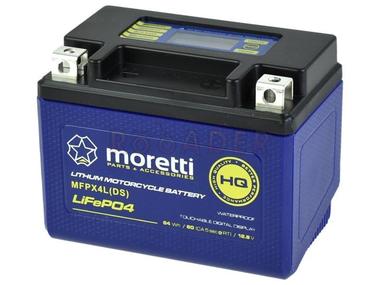 Akumulator YTX4L-BS / MFPX4L (Li-FePO4) - 12V 64Wh (5Ah) litowo-jonowy ze wskaźnikiem naładowania