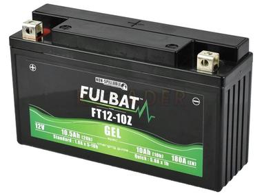 Akumulator 6-FM-10 / FT12-10Z (GEL) - 12V 10Ah - do motocykli ZONTES ZT125-G1, ZT125-GK, ZT125-U, ZT125-U1, ZT125-Z2, ZT310-R, ZT310-T, ZT310-V, ZT310-X