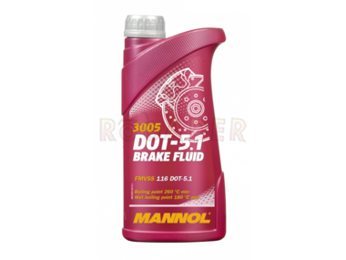 Płyn hamulcowy MANNOL BRAKE FLUID DOT 5.1 (3005) - opakowanie 0,5 litra