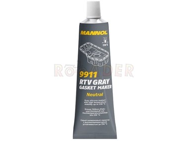 Silikon uszczelniający MANNOL GASKET MAKER RTV Gray (9911) szary, neutralny do 230ºC - opakowanie 85g