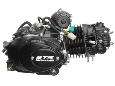 Silnik typ 154FMB - 125cm3, 4 biegi, manualny, górny rozrusznik, czarny - do motorowerów Romet, Router, Junak, Barton, Benzer, GB Motors, Kingway, Kymco, Zumico, Zipp i innych