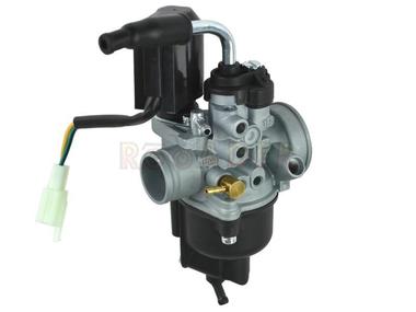 Gaźnik PIAGGIO, GILERA, APRILIA, DERBI 50/70cm3 2T (Euro 4) - gardziel 17,5mm, ssanie automatyczne, komora pływakowa ze śruba spustową (PHVA 17,5-RD, 8475.RD)