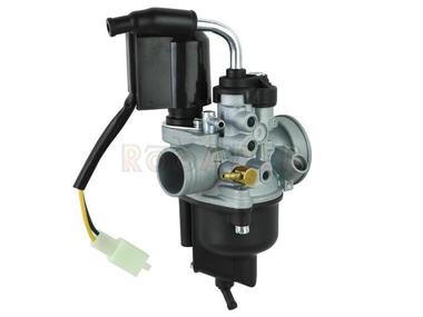 Gaźnik PIAGGIO, GILERA, APRILIA, DERBI 50/70cm3 2T (Euro 2, Euro 3) - gardziel 17,5mm, ssanie automatyczne, komora pływakowa ze śruba spustową (PHVA 17,5-RD, 3479.RD)