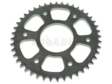 Zębatka tylna Cross, MIKILON DEFENDER, DIABOLINI CRX 150/200/250 - typ 428, ø68mm, 44 zęby (srebrna, cynkowana)