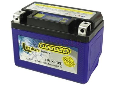 Akumulator YTX9-BS (Li-Ion) / LFPX9 - 12V 9Ah litowo-jonowy ze wskaźnikiem naładowania