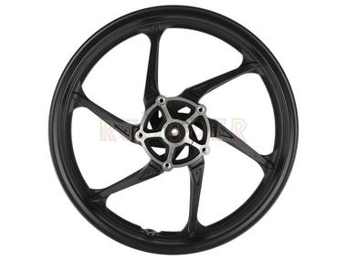 Koło 17" x 2,15 (felga) - JUNAK Racer 125, RZ125, S125, 121FL (przód, aluminiowa, 6-ramienna, czarny mat)