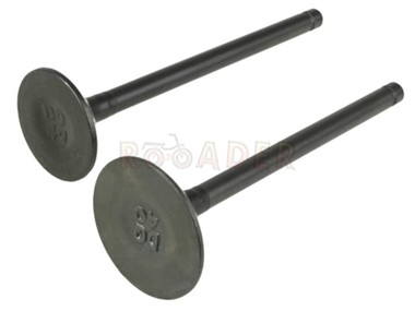 Zawór głowicy GY6 125cm3 - 152QMI-E4 - komplet, ssący + wydechowy