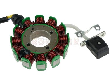 Stojan alternatora 169FMM, CB250 (12 cewek) - ATV 250, Bashan, Shineray, Kinroad