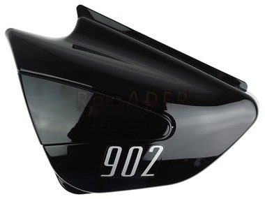 Osłona pod siedzenie JUNAK 902 (....-2020r) pokrywa boczna, lewa, czarny połysk