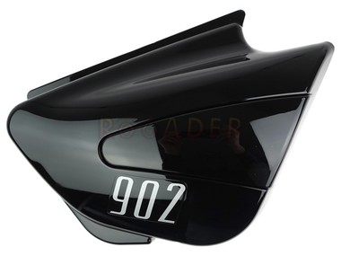Osłona pod siedzenie JUNAK 902 (....-2020r) pokrywa boczna, prawa, czarny połysk