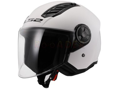 Kask LS2 OF616 AIRFLOW II SOLID biały (53-54cm / XS) 