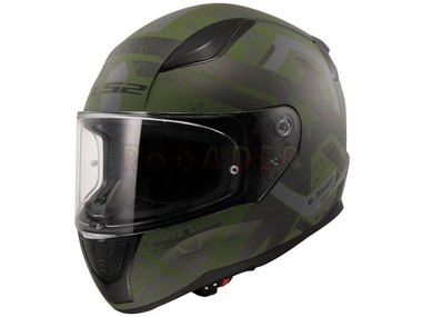 Kask LS2 FF353 RAPID II THUNDERBIRDS oliwkowo-czarny mat (55-56cm / S) 