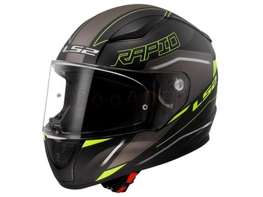 Kask LS2 FF353 RAPID II ROKKU czarny mat-żółty (57-58cm / M) 
