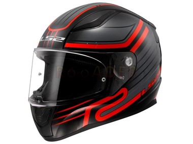 Kask LS2 FF353 RAPID II CIRCUIT czarno-czerwony (59-60cm / L) 