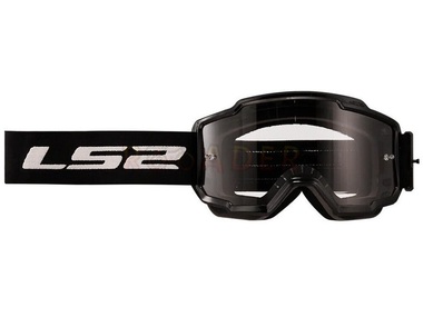 Gogle motocyklowe LS2 Charger Clear Vision (przezroczysta szybka) czarne