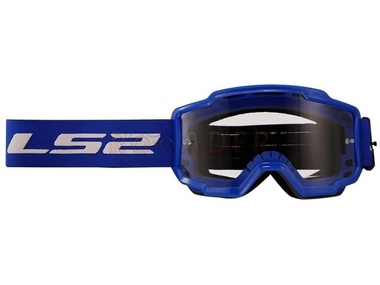 Gogle motocyklowe LS2 Charger Clear Vision (przezroczysta szybka) niebieskie