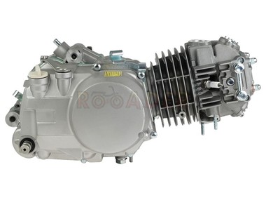 Silnik typ YX140, W063 - 140cm3, 4 biegi, manualny, srebrny - do motocykli typu Pit Bike, Dirt Bike, Cross (RXF, RFN, RFZ, MRF, YCF, KAYO)