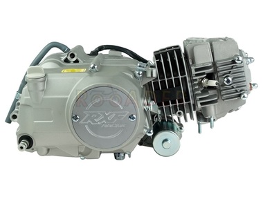 Silnik typ 153FMI - 125cm3, 4 biegi, manualny, srebrny - do motocykli APOLLO RXF 125 Open i innych Pit Bike, Dirt Bike, Cross