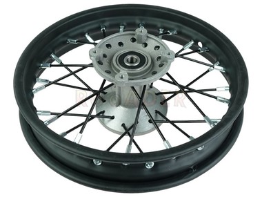 Koło 10" x 1,4 - APOLLO RXF 50 MINI i inne Pit Bike, Dirt Bike, Mini Cross (przód, stalowe, czarne)