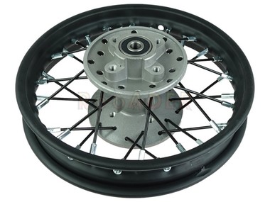 Koło 10" x 1,4 - APOLLO RXF 50 MINI i inne Pit Bike, Dirt Bike, Mini Cross (tył, stalowe, czarne)