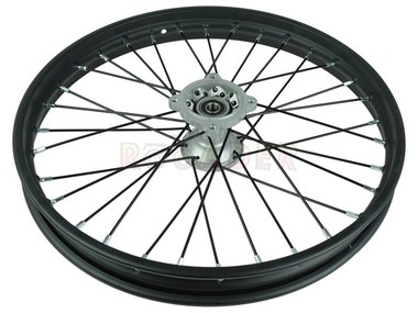 Koło 19" x 1,6 - APOLLO RXF 150 Freeride i inne Pit Bike, Dirt Bike, Cross (przód, stalowe, czarne)