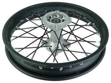 Koło 14" x 1,85 - APOLLO RXF 140 Open, RFZ 140 Thunder i inne Pit Bike, Dirt Bike, Cross (tył, stalowe, czarne)