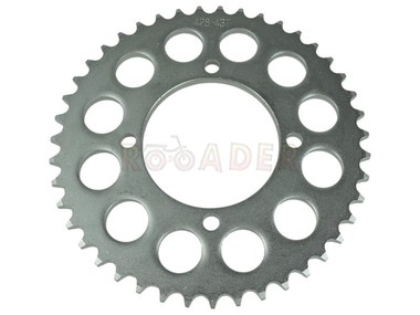Zębatka tylna APOLLO RXF 110 Junior, RXF 125/140 Open, RXF 150 Freeride, RFN 110 Thunder, RFZ 140 Thunder i inne Pit Bike, Dirt Bike, Cross - typ 428, ø76mm, 43 zębów