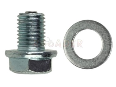 Korek spustu oleju silnika YX140, W063 - 140cm3 - do motocykli typu Pit Bike, Dirt Bike, Cross (RXF, RFN, RFZ, MRF, YCF, KAYO) (M12x1,5)