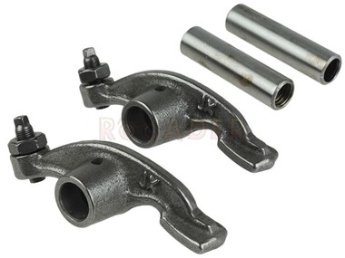 Dźwigienka zaworowa silnika YX140, YX150, W063, W150 - 140/150cm3 - do motocykli typu Pit Bike, Dirt Bike, Cross (RXF, RFN, RFZ, MRF, YCF, KAYO) - komplet, 2 sztuki + ośki
