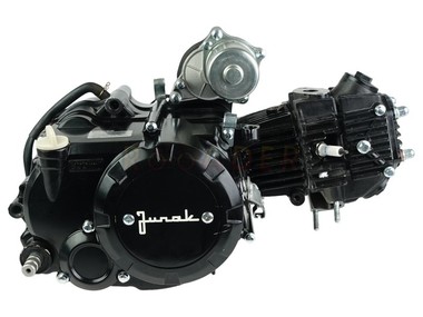 Silnik typ 139FMB - 50cm3, 4 biegi, manualny, górny rozrusznik, czarny - do motorowerów JUNAK 904, 905 (Euro 4) i 905, 906, ADV 50 (Euro 5) - bez pokrywy iskrownika